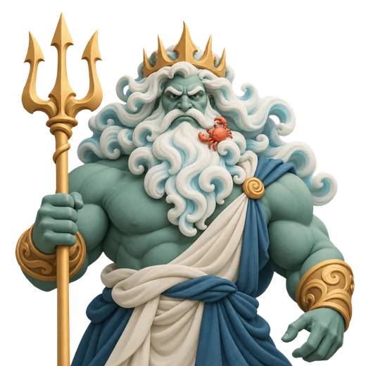Poseidon, host of The Broken Breakwater