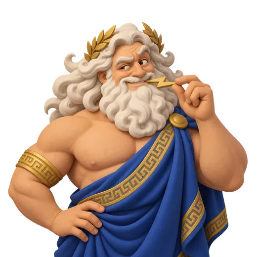 Zeus, host of The Council of the Last Cup